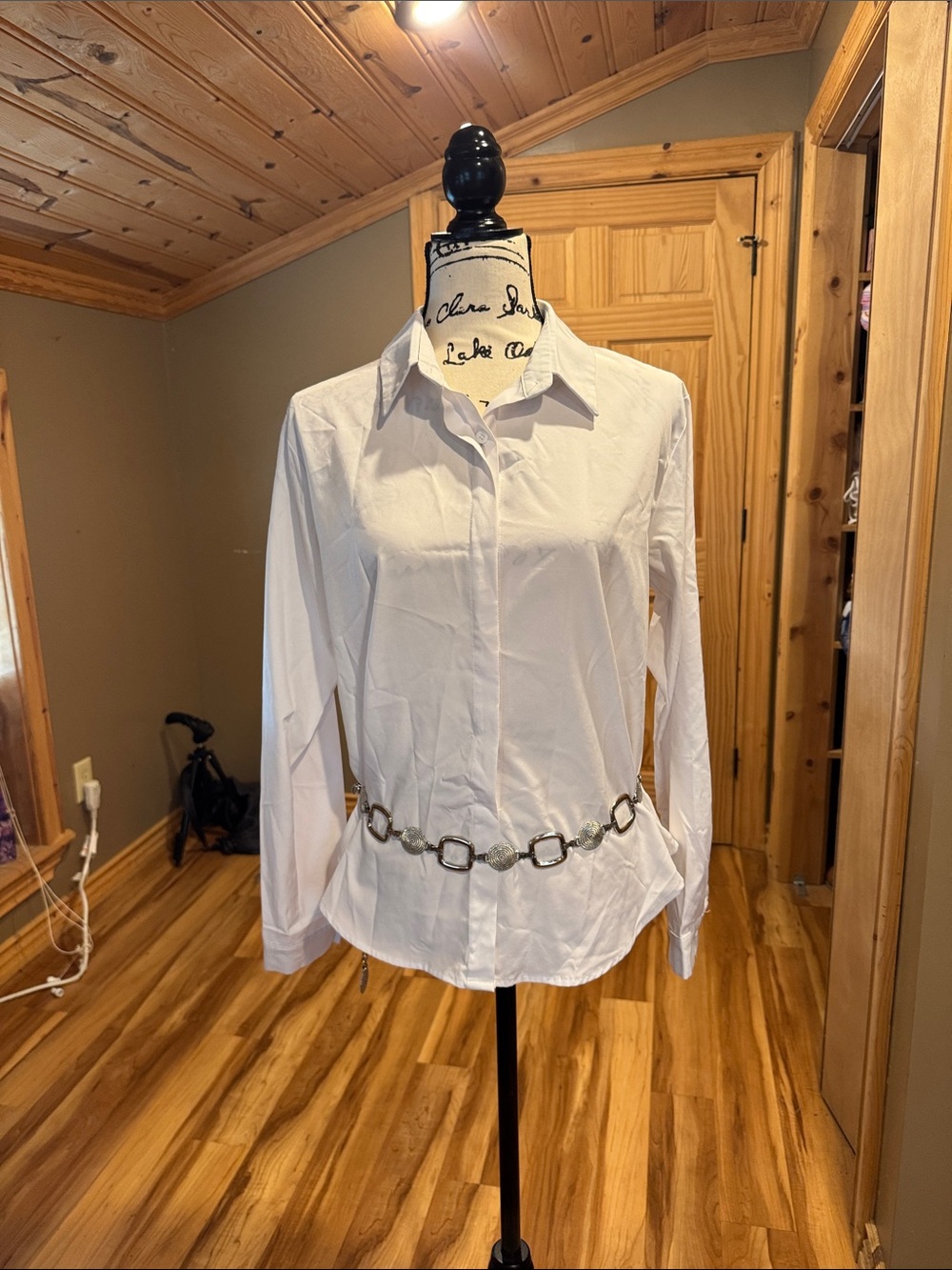 Classic White Button-Down Shirt for Men